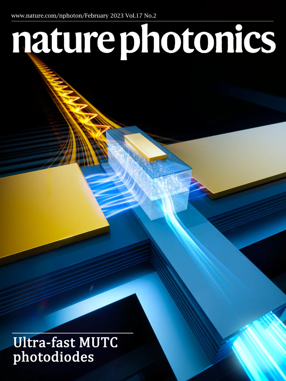 Nature Photonics 光电芯片封面视觉设计