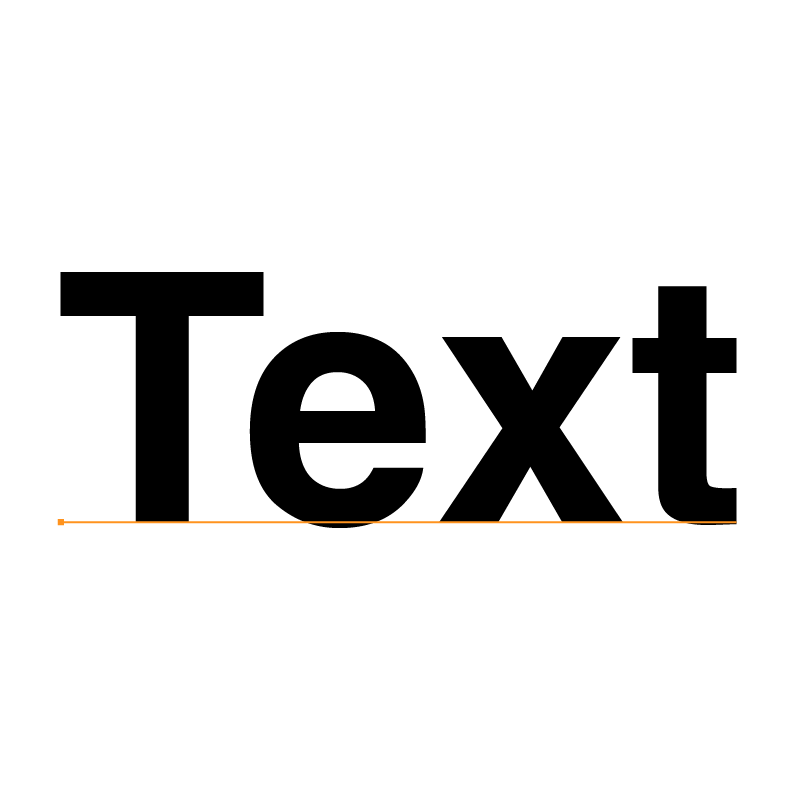 文字保持为可选择可编辑字体对象的示例